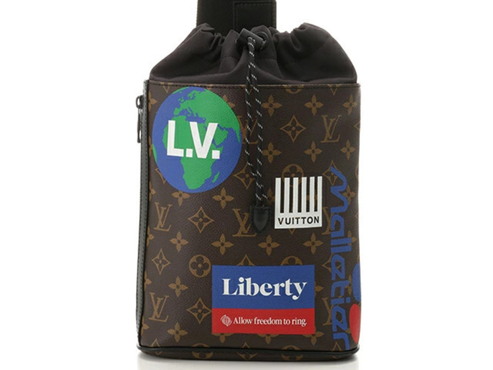 LOUIS VUITTON Chalk Sling Bag Monogram Marron Shoulder